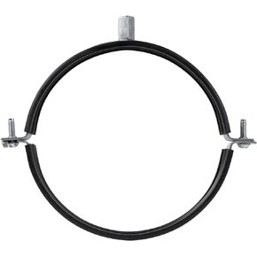 8"" Inch Galvanized Pipe Hanger - Conduit Mounting Clamp - Tube Brackets - Pipe Clamps - Tube Wall Mounting Bracket Clamp - Rigid Conduit Holder - PVC and Metal Pipe Attachment Hanger