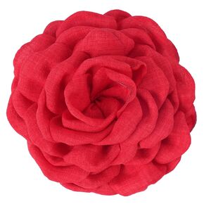 Dainty Black Camellia Flower Brooch for Women Ladies, Delicate Hair Pin for Wedding Party Dance Banquet Ceremony – Versatile Floral Accessory for Clothing and Hairstyling, Large 11CM