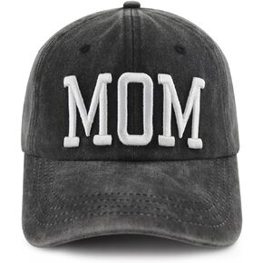 Mom and Dad Hats for Men Women, Funny Adjustable Cotton 3D Embroidered Mama Papa Baseball Cap