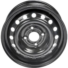 Dorman 939-126 15 X 6 In. Steel Wheel Compatible with Select Nissan Models, Black