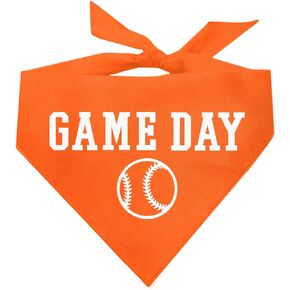 Game Day Baseball Dog Bandana (1054 Black, X-Small)