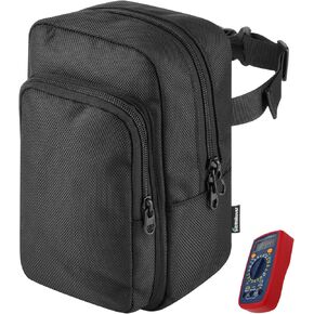Multimeter Case Compatible for Fluke 117/115/116/114/113/177/178/179, Crenova MS8233D, Extech EX330, TRMS 6000 Counts Volt Digital Multimeter-Black