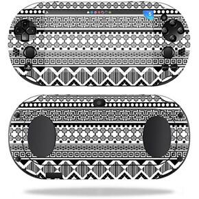 MightySkins Skin Compatible with Sony PS Vita (Wi-Fi 2nd Gen) wrap Cover Sticker Skins Black Aztec