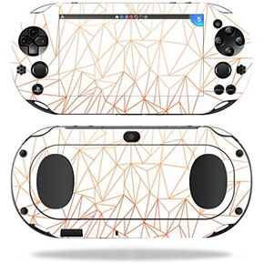 MightySkins Skin Compatible with Sony PS Vita (Wi-Fi 2nd Gen) wrap Cover Sticker Skins Fiery Poly