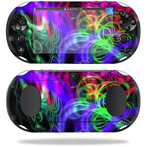 MightySkins Skin Compatible with Sony PS Vita (Wi-Fi 2nd Gen) wrap Cover Sticker Skins Neon Splatter