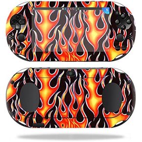 MightySkins Skin Compatible with Sony PS Vita (Wi-Fi 2nd Gen) wrap Cover Sticker Skins Hot Flames