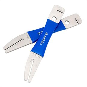 Bike Disc Rotor Truing Fork Tool Wrench - Perfect Brake Alignment for MTB, Mountain and Road Bicycles