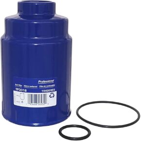 TP3018 Fuel Filter Kit Compatible with 2001-2016 Chevy Silverado GMC Sierra 6.6L Duramax 2500HD/3500HD, Replaces TP3018, TP3012, 12664429, 12633243