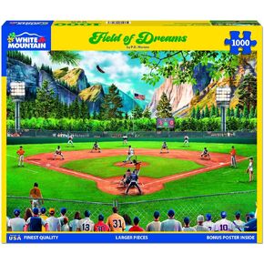 White Mountain Puzzles - Field of Dreams - 1000 Piece Jigsaw Puzzle