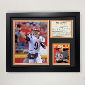 Joe Burrow | Cincinnati Bengals | 12"x15" Framed Photo Collage