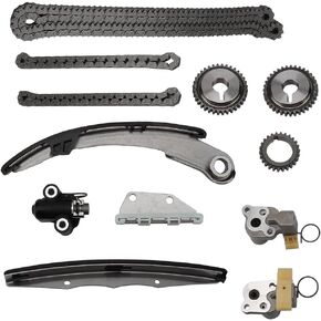 IRONTEK Engine Timing Chain Kit for 2005-15 for Nissan Xterra/Frontier, 2005-12 for Nissan Pathfinder, 2012-15 for Nissan NV1500/NV2500/NV3500, 2009-12 for Suzuki Equator, 4.0L V6, TK3042 13028-ZS00A