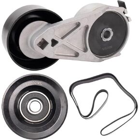 TRQ Belt Component Kit Compatible with Nissan Frontier NV Pathfinder Xterra