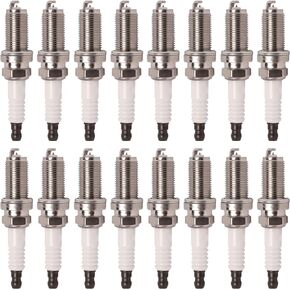 ENA Set of 16 Iridium Spark Plug Compatible with Chrysler Dodge Jeep Ram 300 Challenger Charger Durango Commander Grand Cherokee 1500 1500 Classic 2500 5.7L Replacement for 5018 LFR5AGP