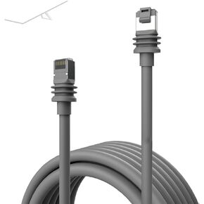 CHGRNLF Gen 3 Cable for Starlink 30FT, V3 for Starlink Standard Kit Replacement Cable for Starlink Gen 3 Waterproof Outdoor Grey