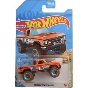 Hot Wheels '70 Dodge Power Wagon Truck, Diecast, Gold, Kid, Children (Unisex)