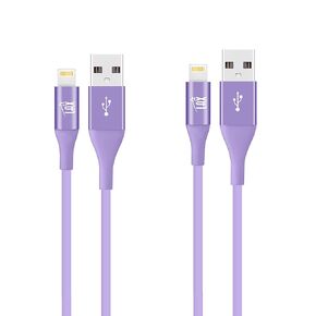 LAX [Apple MFi Certified] Fast Charger iPhone Lightning Cable, iPhone Cord Compatible with iPhone 14/13 /12/11 Pro Max/XS MAX/XR/XS/X/8/7 /6S /6 /SE /5S /iPad, iPod & More - (10FT- Slim Navy)