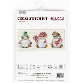 LUCA-S QUALITY FOR EVERYONE Toys Cross Stitch Kits - Christmas Gnomes JK030