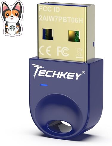 USB Bluetooth Adapter 5.3 for Desktop PC, Really Plug & Play Mini Bluetooth V3 EDR Dongle Receiver & Transmitter for Laptop Computer Bluetooth Windows 11/10/8.1-Caribbean Blue in Saudi Arabia