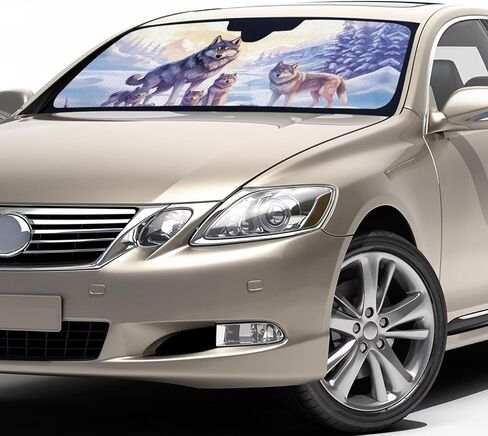 Deer Camo Hunting Forest Auto Sun Shades for Windshield Foldable SUV Truck RV Van Car Sunshade Front Window Sunshield for Women Men Blocks UV Rays Sun Visor Protector in Saudi Arabia