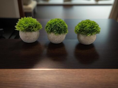 Small Fake Plants, Artificial Flower Interior, Office, Bathroom, Kitchen, Tabletop Decoration,Three 11 Inch Small Plants Can Decorate Your Small Home as Desk Decorations in Saudi Arabia