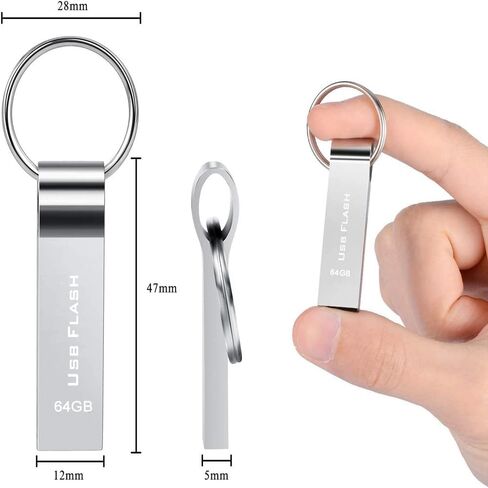 USB Flash Drive 64GB High Speed Large Capacity Thumb Drive Memory Stick with Keychain for Laptop Computer Tablet Data Storage and Tansfer in Saudi Arabia