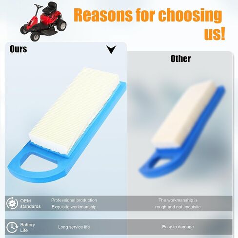 2Pcs Filter Compatible with GY20573 M147489 M149171 102 105 115 L100 L105 L107 L108 LA100 LA105 LA110 LA115 Z225 697153 698083 795115 5077H ENGINE_AIR_FILTER in Saudi Arabia