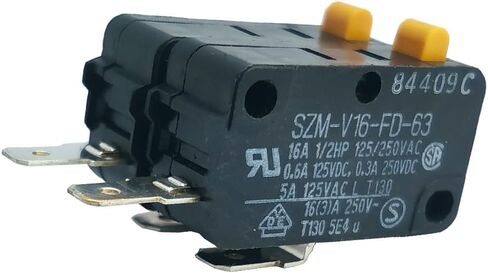 SZM-V16-FD-63 FD63 يناسب WB24X10076 WB24X10038 D3V-16G-3C25 28QBP0497 WB24X801 WB24X796 WB24X5228 WB24X796 SZM-V16-FA63 مفتاح صغير مفتوح عادة (2 قطعة) in Saudi Arabia
