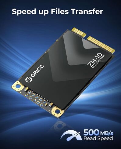 ORICO 128GB mSATA SSD SATA III، 5 Gbps 3D NAND محرك الحالة الصلبة الداخلي لأجهزة الكمبيوتر المحمولة Ultrabooks Desktop-ZH10 in Kuwait