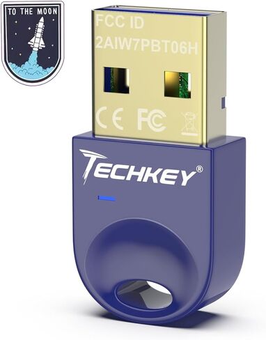 USB Bluetooth Adapter 5.3 for Desktop PC, Really Plug & Play Mini Bluetooth V22 EDR Dongle Receiver & Transmitter for Laptop Computer Bluetooth Windows 11/10/8.1-Robin's Egg Blue in Saudi Arabia