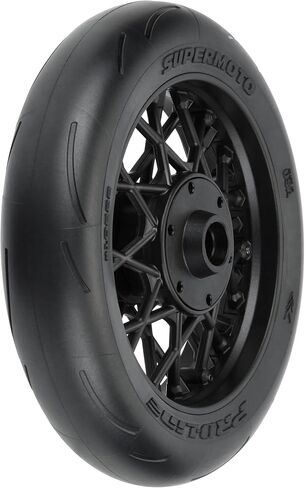 Pro-Line Racing 1/4 Supermoto Tire Front MTD Black Wheel PM-MX PRO1022210 in Saudi Arabia