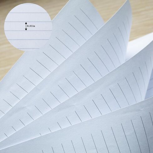 دفاتر ملاحظات حلزونية، 6 عبوات من 70 صفحة دفاتر ملاحظات مبطنة بالألوان، تصميم ورق سميك مقاس 8.4 × 7 بوصات، مناسب للطلاب والعمل والصحفيين والكتابة واجتماعات العمل. in Saudi Arabia