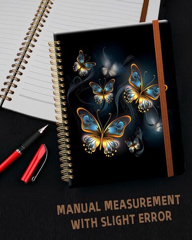 Ruled Spiral Writing Notebook,A5 Hardcover Lined College Journal for Women Lady Girl,Strong Twin-Wire Binding with Premium Paper,8.4" X 6",Perfect for School,Office,Home Gifts(Pretty Cute Unicorn) in Kuwait