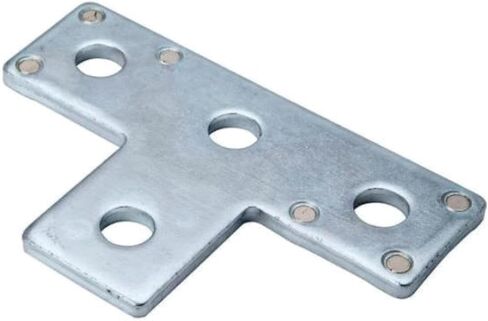 4 Hole Strut Channel T Bracket, Silver (No Magnets) in Saudi Arabia