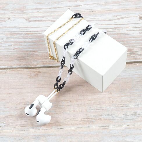 Female Magnetic Anti-Lost Strap Holder Chain Gold Eye Beads String Compatible With Airpods pro,1,2 3 in Saudi Arabia