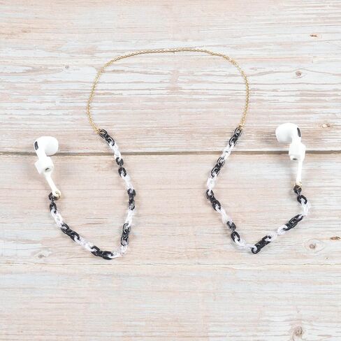 Female Magnetic Anti-Lost Strap Holder Chain Gold Eye Beads String Compatible With Airpods pro,1,2 3 in Saudi Arabia