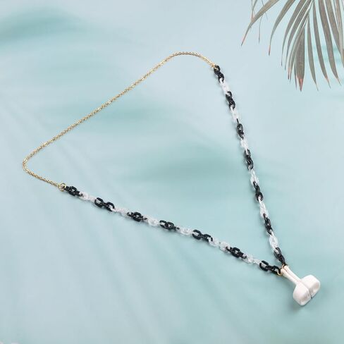 Female Magnetic Anti-Lost Strap Holder Chain Gold Eye Beads String Compatible With Airpods pro,1,2 3 in Saudi Arabia