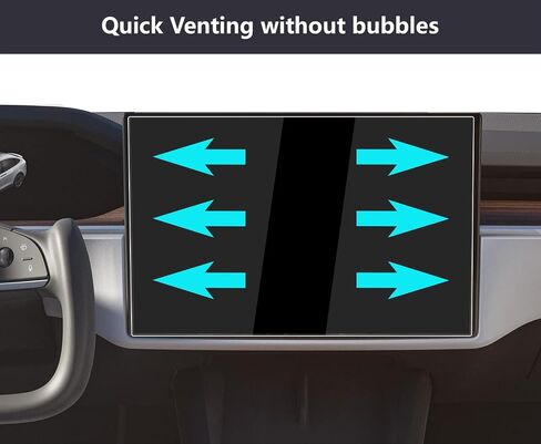 متوافق مع 2024 Tesla Cybertruck Navigation وواقي الشاشة الخلفي من الزجاج المقسى الذي يعمل باللمس، 9H مضاد للخدش عالي الوضوح in Saudi Arabia