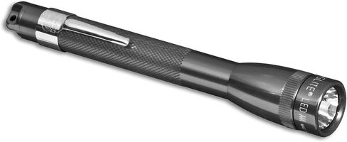 Maglite Mini LED Flashlight – Compact, Water-Resistant, Twist On/Off, 2-Cell AAA Battery-Powered – Black in Kuwait