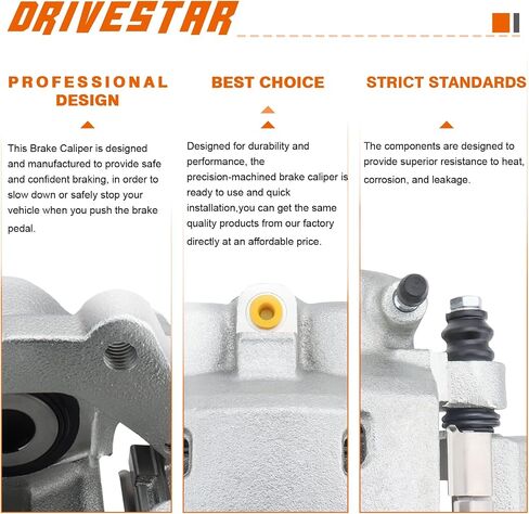 DRIVESTAR 18B4894 18B4895 زوج خلفي من مكابح الفرامل، 2006-2008 لدودج رام 1500، 2003-2008 لدودج رام 2500، 2003-2008 لدودج رام 3500 in Saudi Arabia