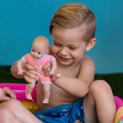 ADORA Splash Time Babies Collection, 8.5" Baby Doll with Sweet Baby Smell, Premium QuickDri Vinyl & Machine Washable, Includes Clothes & Accessories, Birthday Gift for Ages 3+ - Fresh Watermelon in Saudi Arabia
