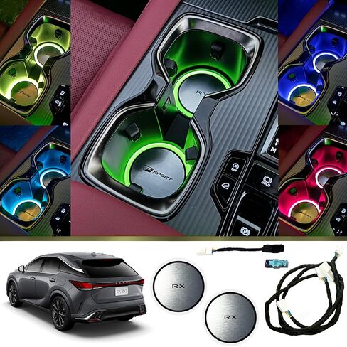 Cup Holder Illumination kit for Lexus RX Ambient Light Accessories rx350 rx350h rx450h rx500h (Fsport*2) in Saudi Arabia