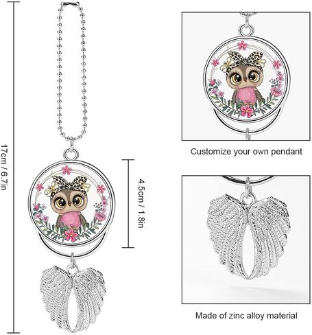 Beautiful Dragonfly Car Pendant for Rear View Mirror, Angel Wings Car Pendant Hanging Accessories, Christmas Decorations in Saudi Arabia