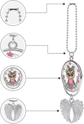 Beautiful Dragonfly Car Pendant for Rear View Mirror, Angel Wings Car Pendant Hanging Accessories, Christmas Decorations in Saudi Arabia
