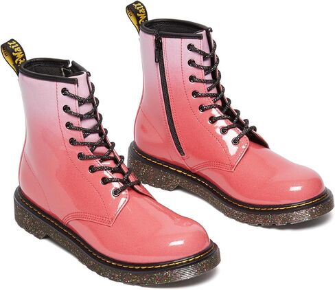 Martens Girl's 1460 (الطفل الكبير) وردي متدرج لامع 5 UK (الولايات المتحدة 6 طفل كبير) M in Saudi Arabia
