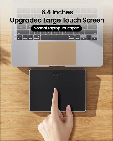 ProtoArc Wireless Trackpad, High Precision T1 Plus Touchpad for Windows, Bluetooth Trackpad Mouse with Multi-Gesture Support for Windows 7/10/11 PC Laptop Notebook Desktop Computer Space Gray in Saudi Arabia