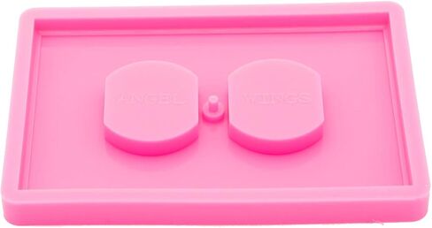 Super Glossy Light Switch Cover Silicone Mold Epoxy Resin Casting Mold for DIY Light Switch Plate Socket Panel Making Tools Switch Silicone Mould DIY Necklace Jewelry Pendant Craft in Saudi Arabia
