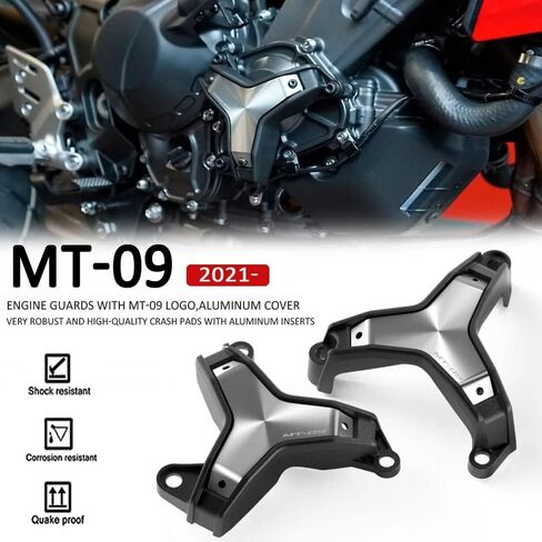 2021-2022 New Motorcycle Parts for Yamaha MT-09 MT09 Tracer 9 GT Side Engine Guard Protection Sliders Crash Pads in Saudi Arabia