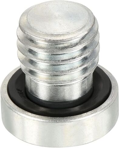 PATIKIL M12*1 Internal Hex Head Pipe Fitting Plug, 2 Pack Male Thread 45# Steel Socket Plug with Sealing Ring for Terminate Pipe Ends in Saudi Arabia