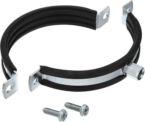 PATIKIL Split Ring Pipe Hanger, 4"(100mm) Zinc Plated Iron Adjustable Wall Mount Ceiling Mount Pipe Bracket Support Clamp for Plumbing HVAC in Saudi Arabia