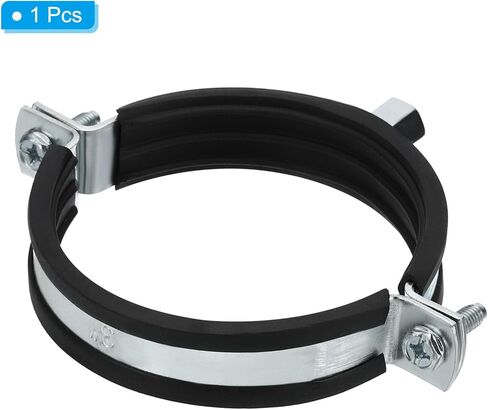 PATIKIL Split Ring Pipe Hanger, 4"(100mm) Zinc Plated Iron Adjustable Wall Mount Ceiling Mount Pipe Bracket Support Clamp for Plumbing HVAC in Kuwait